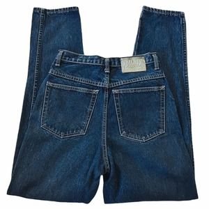 * RARE VTG 90s Silver Metal Tab Puma Tapered Jeans